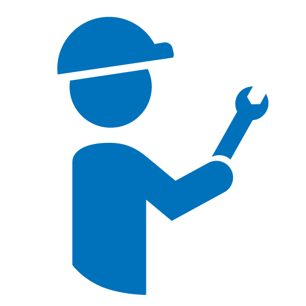 field worker fixing