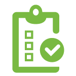 icon green checklist