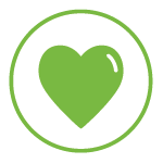 icon green heart 
